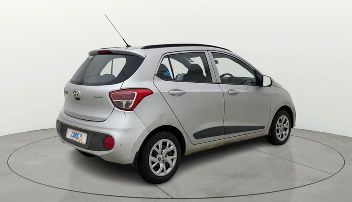 2018 Hyundai Grand i10 SPORTZ 1.2 KAPPA VTVT, Petrol, Manual, 26,306 km, Right Back Diagonal