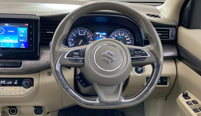 2022 Maruti Ertiga ZXI+ AT SHVS, Petrol, Automatic, 30,642 km, Steering Wheel Close Up