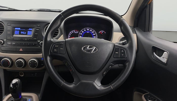 2016 Hyundai Grand i10 ASTA (O) AT 1.2 KAPPA VTVT, Petrol, Automatic, 87,759 km, Steering Wheel Close Up