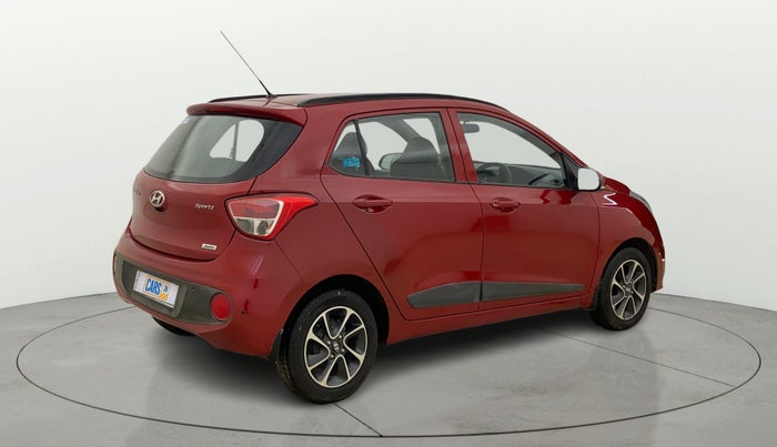 2017 Hyundai Grand i10 SPORTZ (O) AT 1.2 KAPPA VTVT, Petrol, Automatic, 9,340 km, Right Back Diagonal