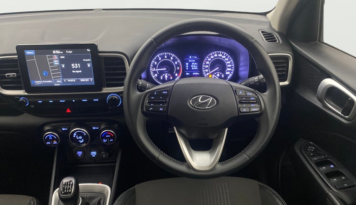 2019 Hyundai VENUE SX 1.0 (O) TURBO, Petrol, Manual, 30,983 km, Steering Wheel Close Up