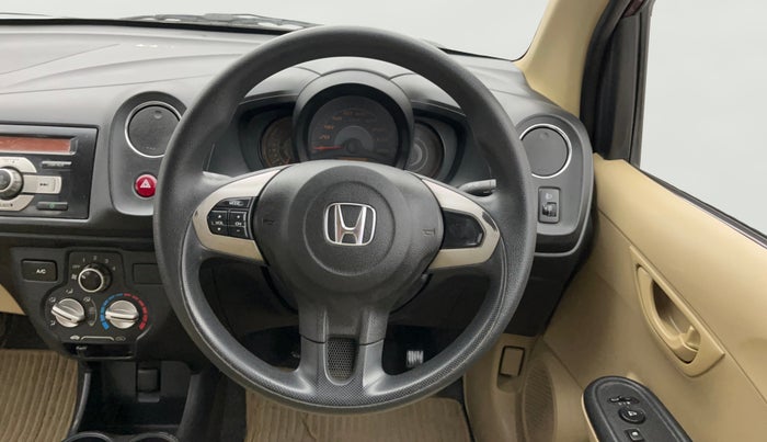 2014 Honda Amaze 1.2L I-VTEC S, Petrol, Manual, 62,634 km, Steering Wheel Close Up
