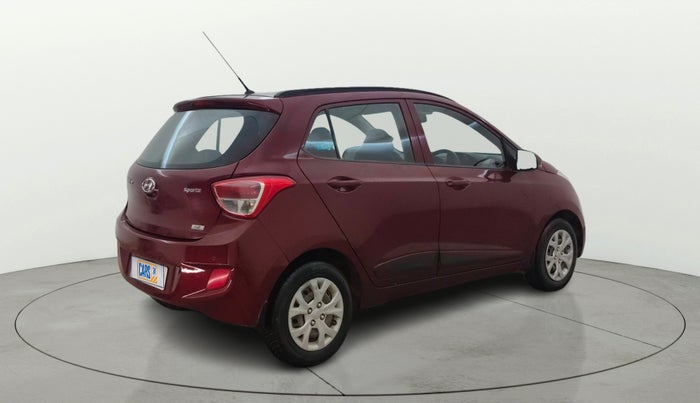 2015 Hyundai Grand i10 SPORTZ 1.2 KAPPA VTVT, Petrol, Manual, 1,38,176 km, Right Back Diagonal