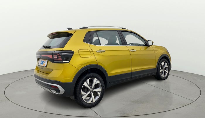 2023 Volkswagen TAIGUN TOPLINE 1.0 TSI AT, Petrol, Automatic, 34,544 km, Right Back Diagonal