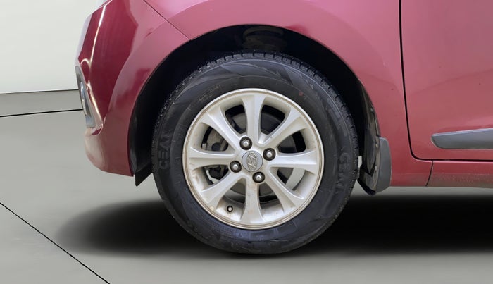 2015 Hyundai Grand i10 ASTA AT 1.2 KAPPA VTVT, Petrol, Automatic, 33,420 km, Left Front Wheel