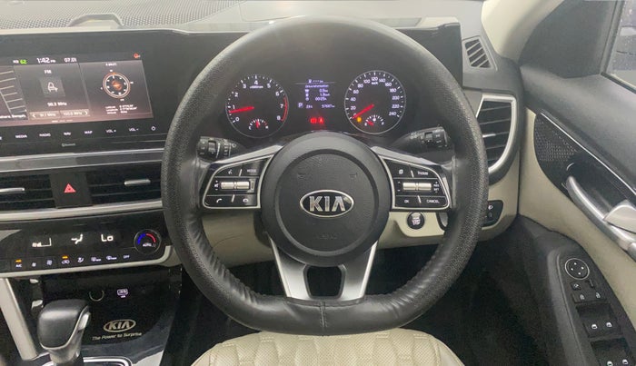 2020 KIA SELTOS HTX IVT 1.5 PETROL, Petrol, Automatic, 57,595 km, Steering Wheel Close Up