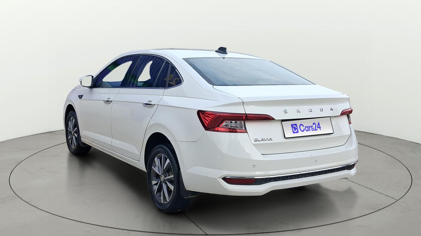 2023 Skoda SLAVIA STYLE 1.0L TSI AT, Petrol, Automatic, 83,399 km, Left Back Diagonal