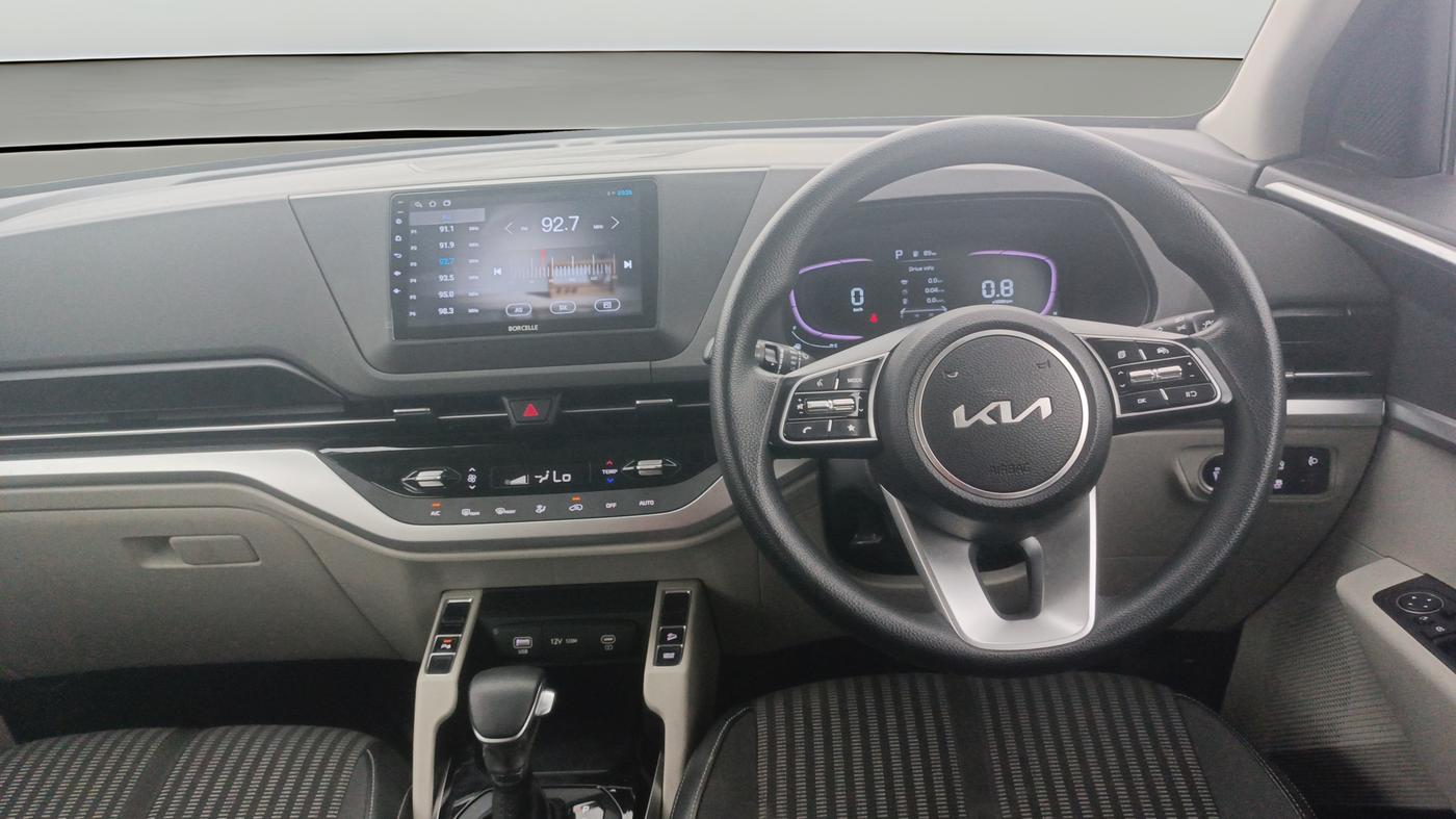 2023 KIA CARENS PRESTIGE PLUS 1.5 PETROL DCT 7 STR, Petrol, Automatic, 15,577 km, Steering Wheel Close Up