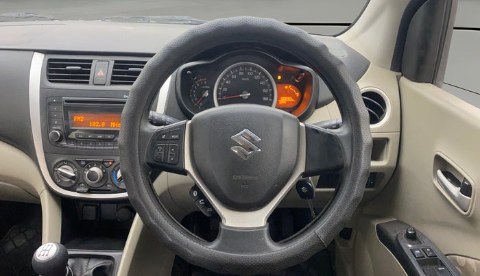 2015 Maruti Celerio ZXI (O), Petrol, Manual, 50,666 km, Steering Wheel Close Up