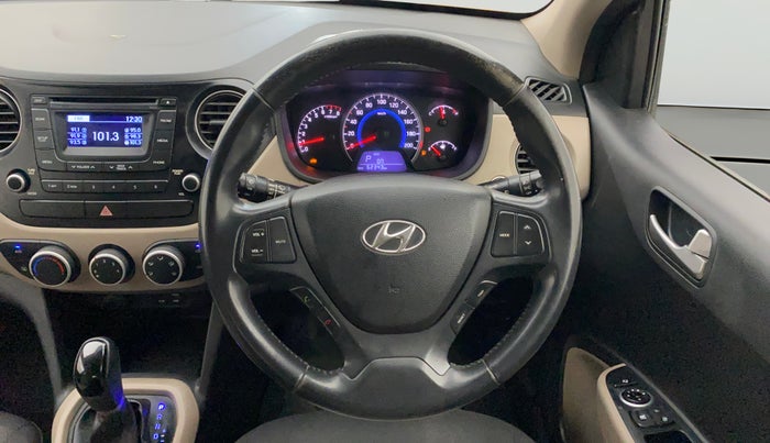 2015 Hyundai Grand i10 ASTA AT 1.2 KAPPA VTVT, Petrol, Automatic, 62,331 km, Steering Wheel Close Up