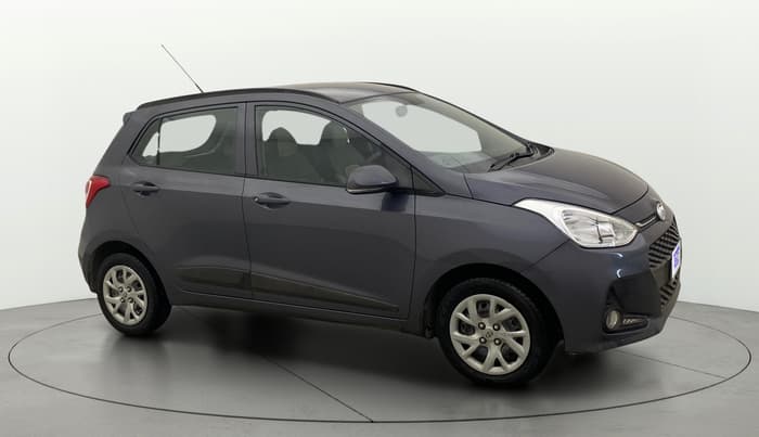 2017 Hyundai Grand i10 SPORTZ (O) 1.2 KAPPA VTVT, Petrol, Manual, 40,780 km, Right Front Diagonal