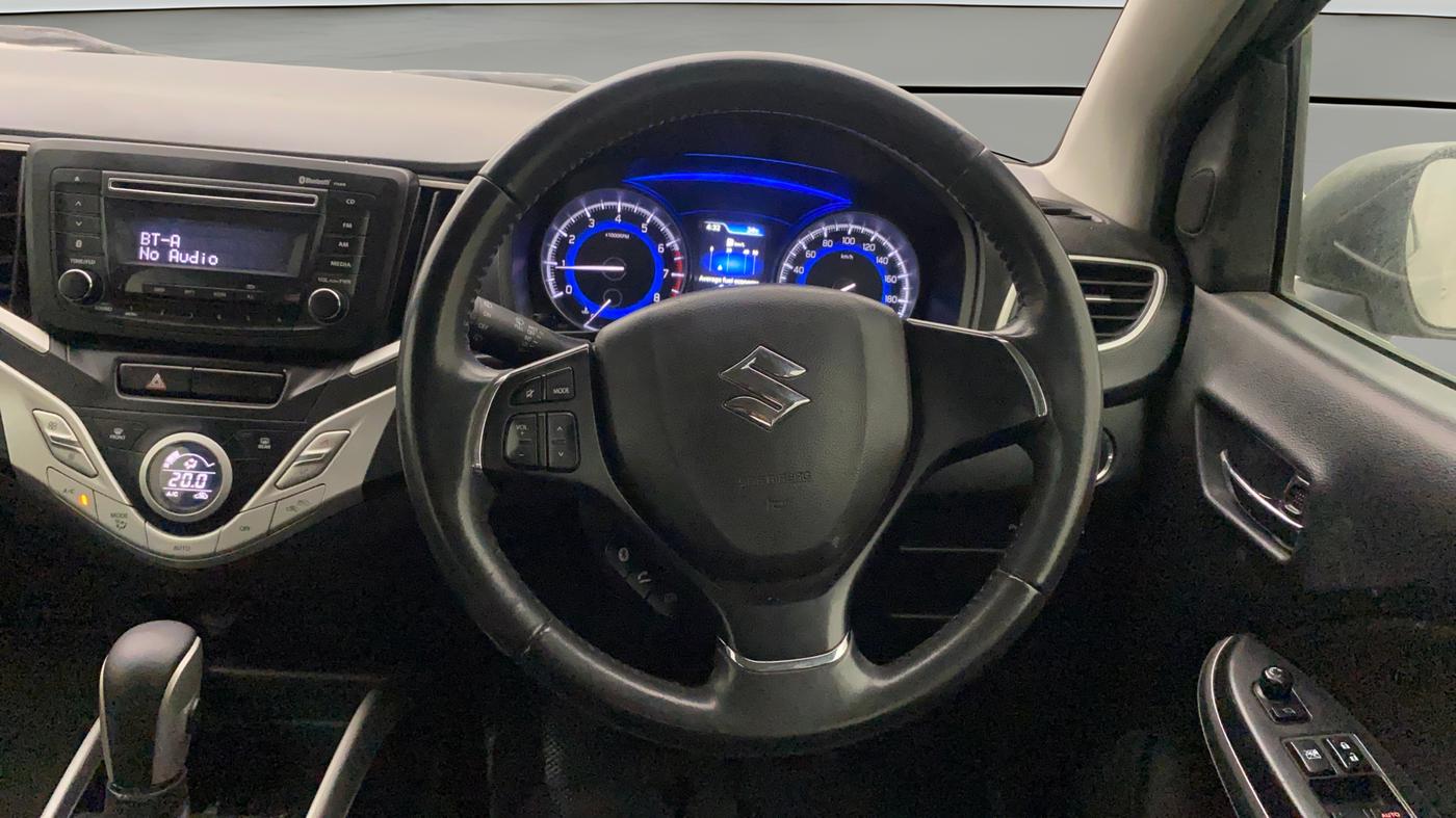 2018 Maruti Baleno ZETA CVT PETROL 1.2, Petrol, Automatic, 65,673 km, Steering Wheel Close Up