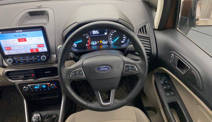2019 Ford Ecosport TITANIUM 1.5L PETROL, Petrol, Manual, 38,208 km, Steering Wheel Close Up