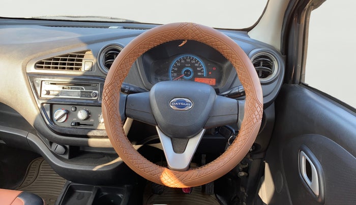 2017 Datsun Redi Go T, Petrol, Manual, 80,717 km, Steering Wheel Close Up