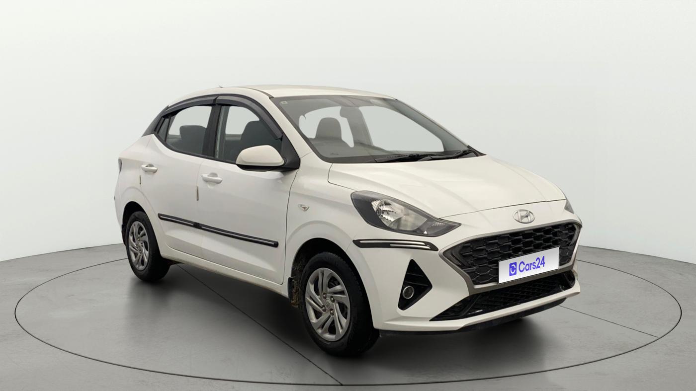 2022 Hyundai AURA S 1.2 CNG, CNG, Manual, 15,240 km, Right Front Diagonal