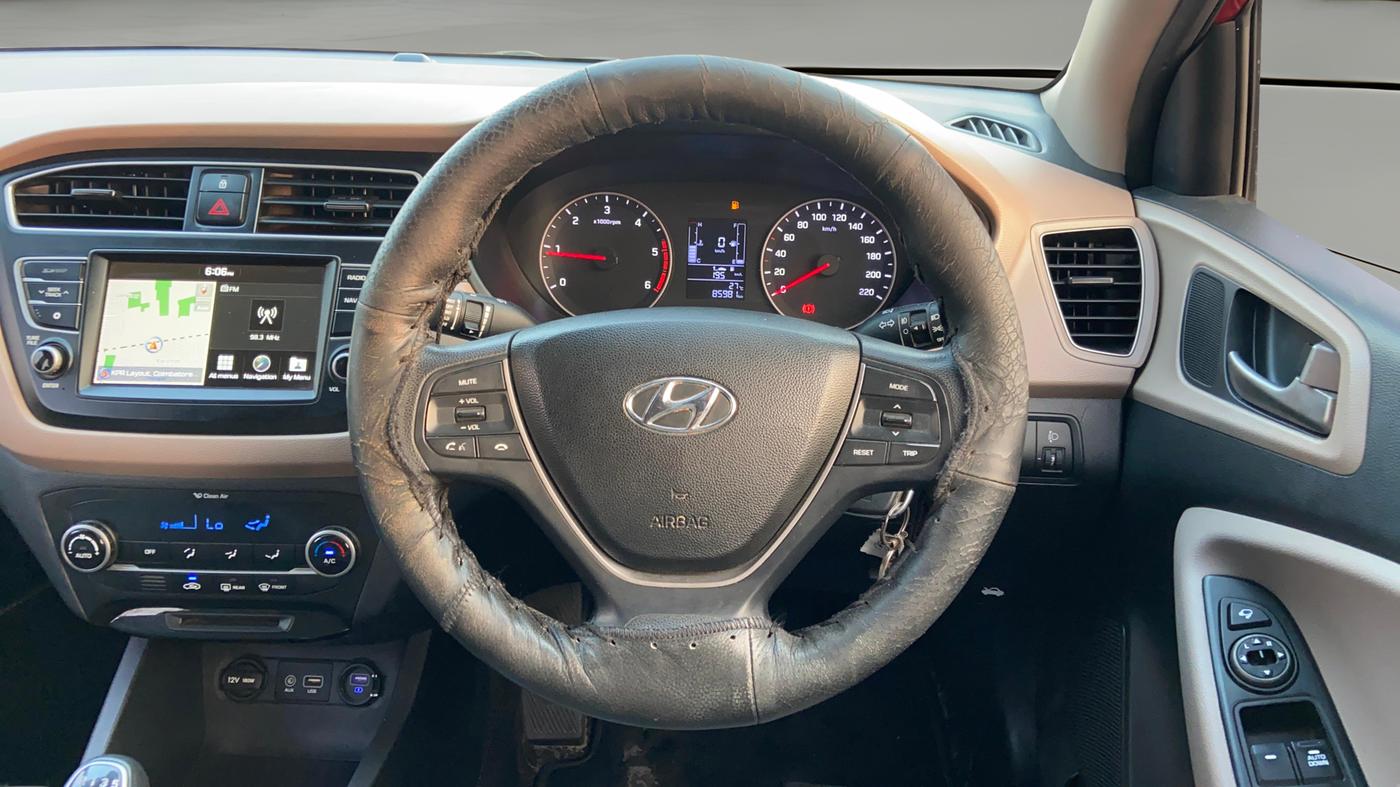 2018 Hyundai Elite i20 ASTA 1.4 CRDI, Diesel, Manual, 85,960 km, Steering Wheel Close Up