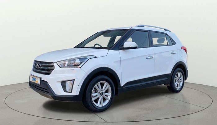 2017 Hyundai Creta SX PLUS 1.6 DIESEL, Diesel, Manual, 1,24,911 km, Left Front Diagonal