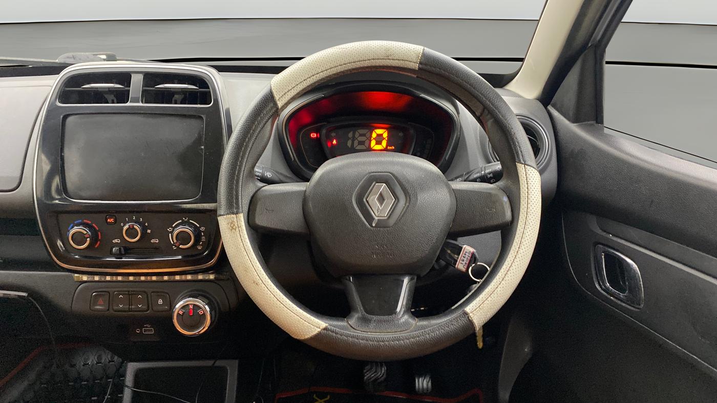 2019 Renault Kwid RXT 1.0 AMT (O), Petrol, Automatic, 35,531 km, Steering Wheel Close Up