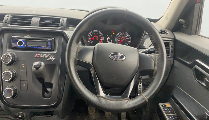 2018 Mahindra KUV 100 NXT K2+ P 6 STR, Petrol, Manual, 45,423 km, Steering Wheel Close Up