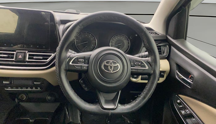 2022 Toyota Glanza V AMT, Petrol, Automatic, 36,144 km, Steering Wheel Close Up
