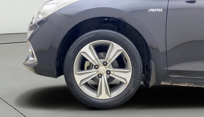 2019 Hyundai Verna 1.6 VTVT SX + AT, Petrol, Automatic, 40,950 km, Left Front Wheel