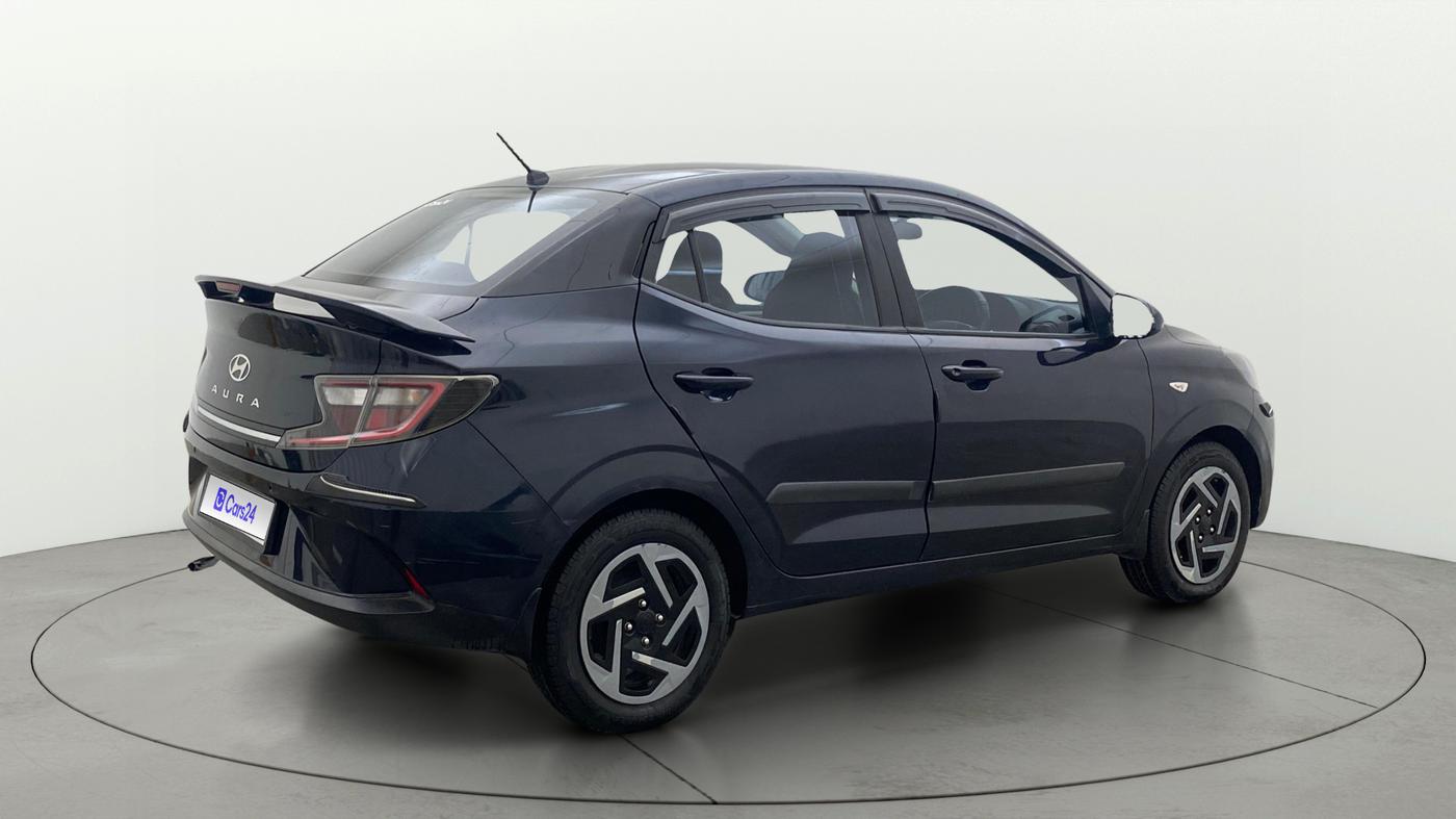 2023 Hyundai AURA SX 1.2, Petrol, Manual, 38,414 km, Right Back Diagonal