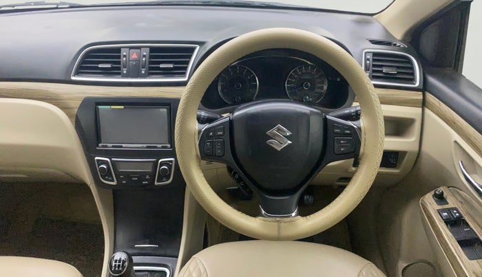 2018 Maruti Ciaz DELTA 1.5 SHVS MT PETROL, Petrol, Manual, 1,11,327 km, Steering Wheel Close Up