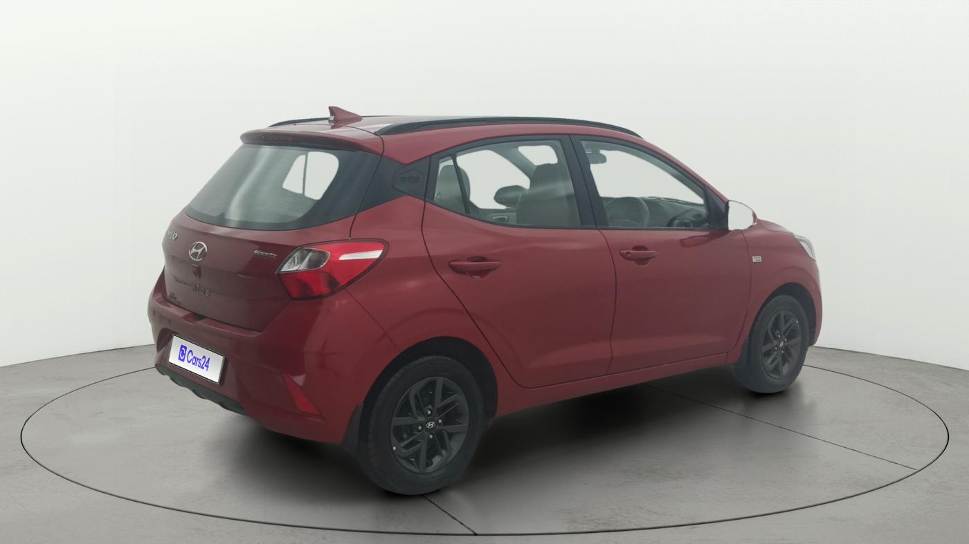 2019 Hyundai GRAND I10 NIOS SPORTZ AMT 1.2 KAPPA VTVT, Petrol, Automatic, 77,582 km, Right Back Diagonal