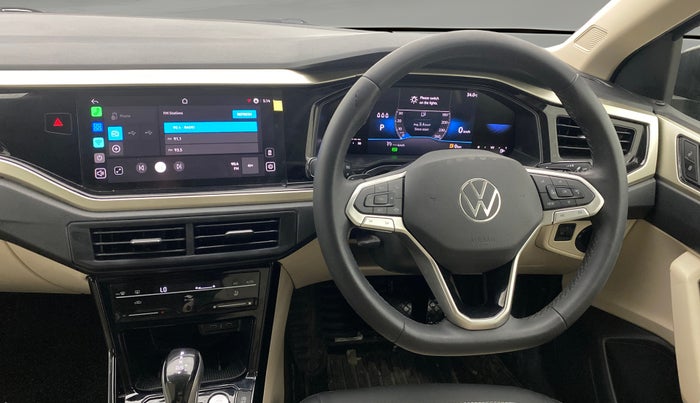2025 Volkswagen VIRTUS Highline Plus 1.0 TSI AT, Petrol, Automatic, 1,376 km, Steering Wheel Close Up