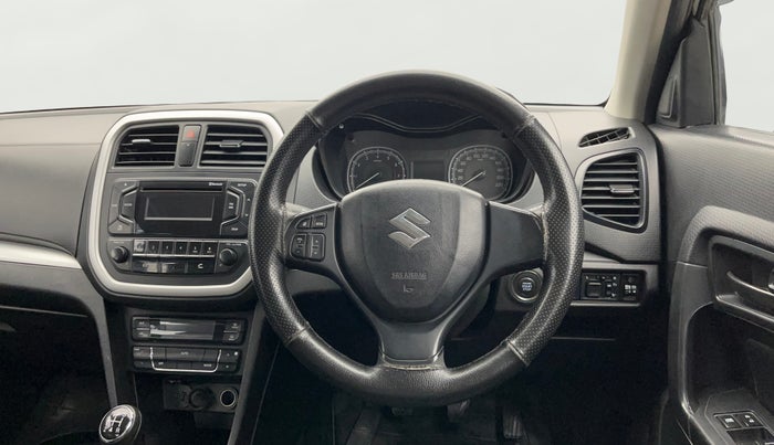 2020 Maruti Vitara Brezza VXI, Petrol, Manual, 55,495 km, Steering Wheel Close Up