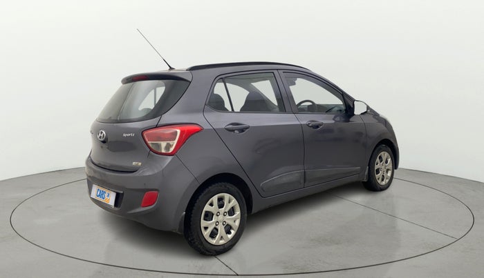 2015 Hyundai Grand i10 SPORTZ 1.2 KAPPA VTVT, Petrol, Manual, 66,688 km, Right Back Diagonal
