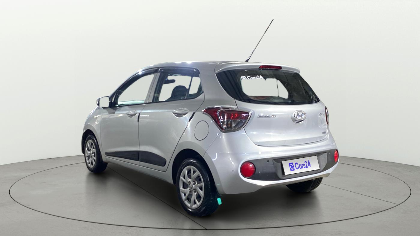 2018 Hyundai Grand i10 SPORTZ 1.2 KAPPA VTVT, Petrol, Manual, 76,234 km, Left Back Diagonal