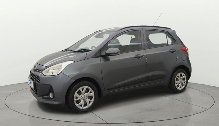 2017 Hyundai Grand i10 SPORTZ (O) 1.2 KAPPA VTVT, Petrol, Manual, 95,064 km, Left Front Diagonal