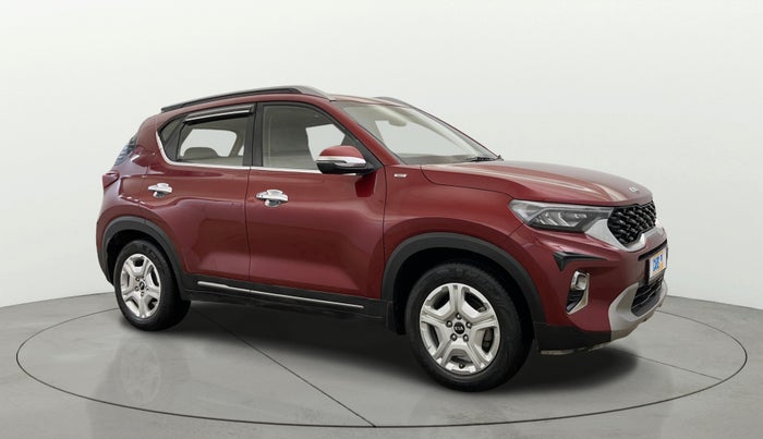 2021 KIA SONET HTX 1.0 IMT, Petrol, Manual, 40,394 km, Right Front Diagonal
