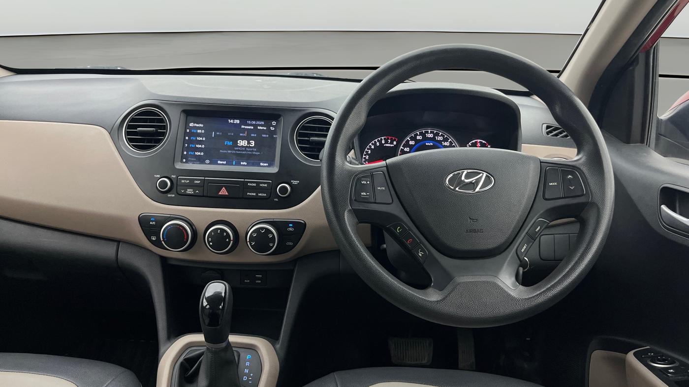 2017 Hyundai Grand i10 SPORTZ AT 1.2 KAPPA VTVT, Petrol, Automatic, 69,745 km, Steering Wheel Close Up