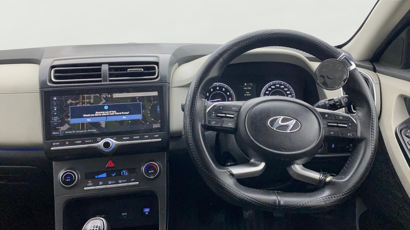 2023 Hyundai Creta SX 1.5 PETROL, Petrol, Manual, 31,347 km, Steering Wheel Close Up