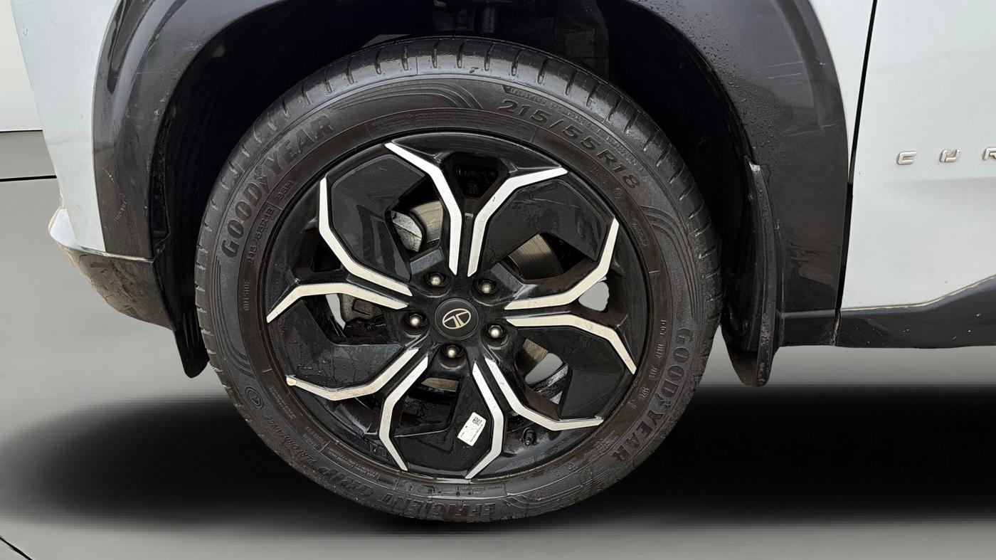 2025 Tata Curvv Accomplished S 1.2 Petrol 7DCA, Petrol, Automatic, 27,791 km, Left Front Wheel