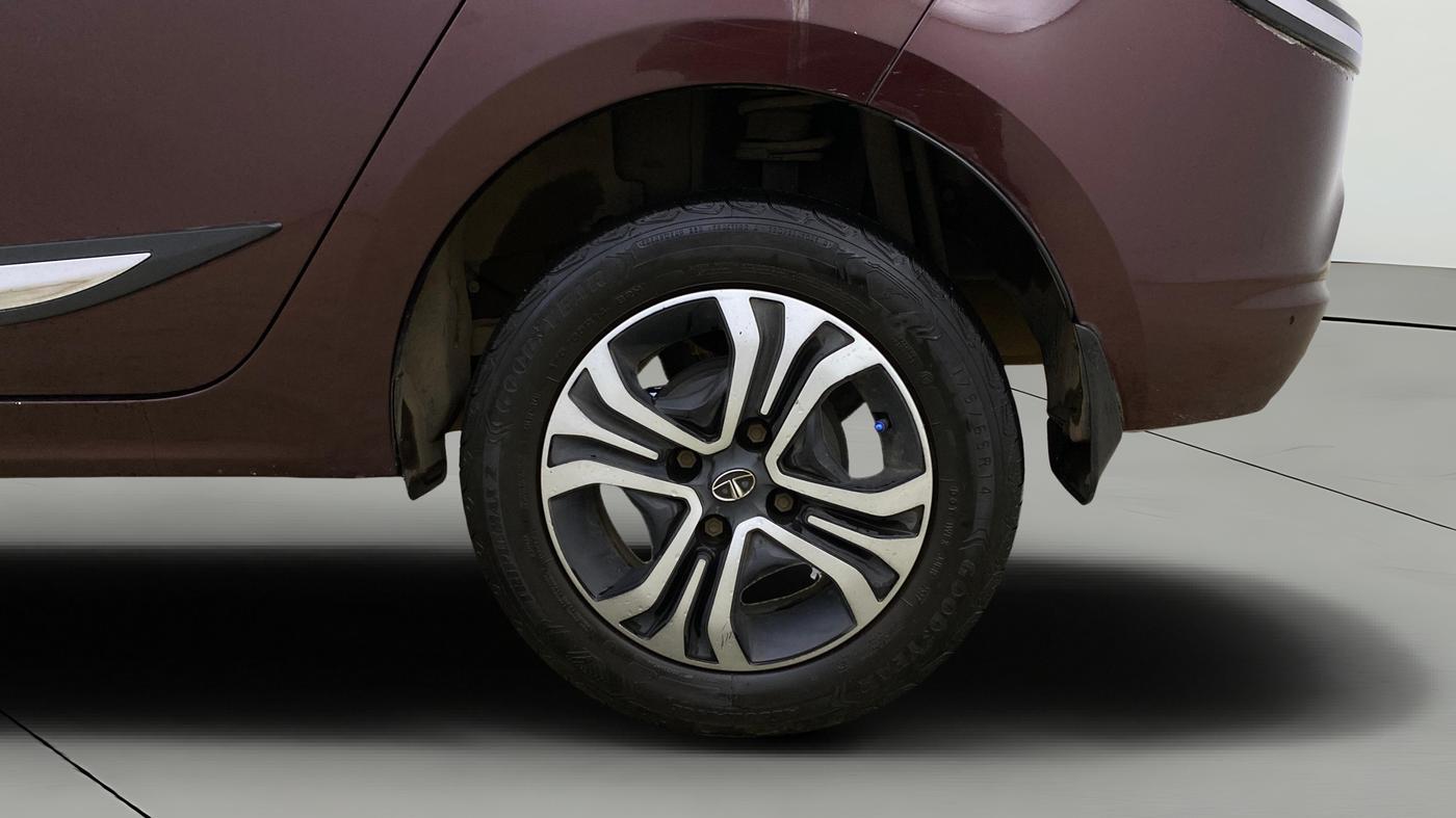 2022 Tata TIGOR XZ PLUS CNG, CNG, Manual, 37,191 km, Left Rear Wheel