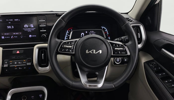 2022 KIA SONET HTX ANNIVERSARY EDITION 1.0 IMT, Petrol, Manual, 41,805 km, Steering Wheel Close Up