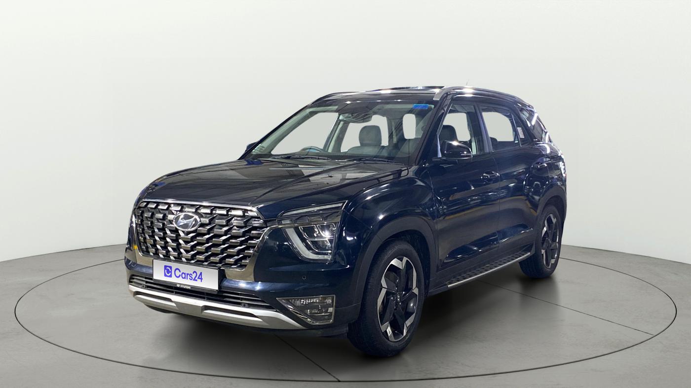 2021 Hyundai ALCAZAR 2.0 SIGNATURE (O) AT 7STR, Petrol, Automatic, 13,147 km, Left Front Diagonal