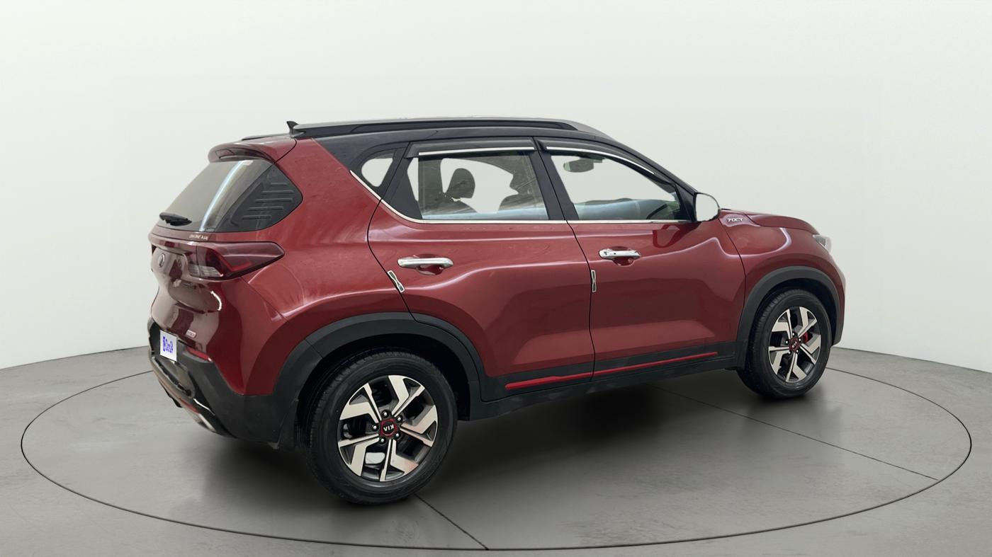 2020 KIA SONET GTX PLUS 1.0 DCT, Petrol, Automatic, 51,502 km, Right Back Diagonal