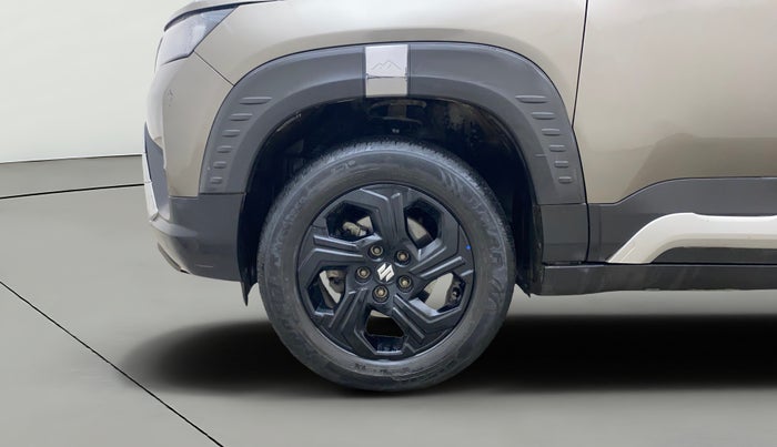 2022 Maruti BREZZA ZXI AT SMART HYBRID, Petrol, Automatic, 35,864 km, Left Front Wheel