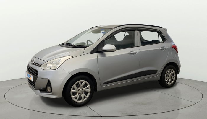 2018 Hyundai Grand i10 SPORTZ 1.2 KAPPA VTVT, Petrol, Manual, 48,040 km, Left Front Diagonal