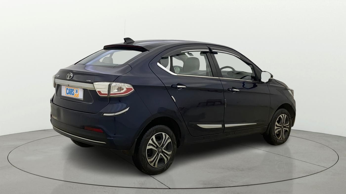 2024 Tata TIGOR XZA Plus iCNG , CNG, Automatic, 10,554 km, Right Back Diagonal