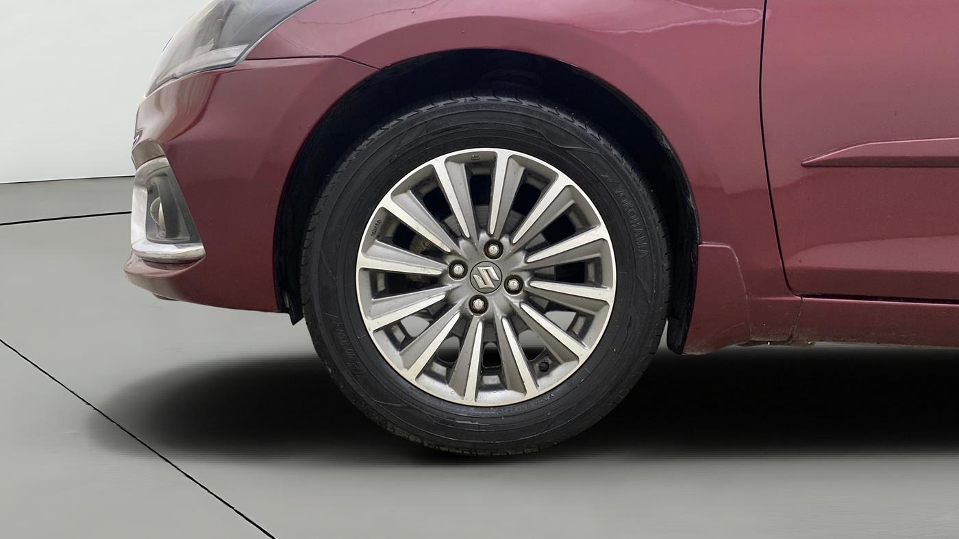 2019 Maruti Ciaz ALPHA  AT 1.5 SHVS PETROL, Petrol, Automatic, 60,463 km, Left Front Wheel