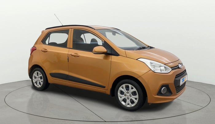 2015 Hyundai Grand i10 SPORTZ 1.2 KAPPA VTVT, Petrol, Manual, 75,627 km, Right Front Diagonal