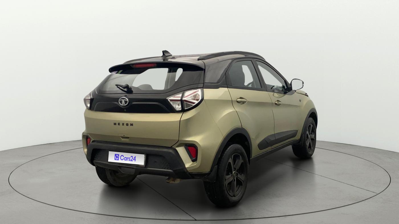 2022 Tata NEXON XZ PLUS PETROL KAZIRANGA, Petrol, Manual, 25,080 km, Right Back Diagonal
