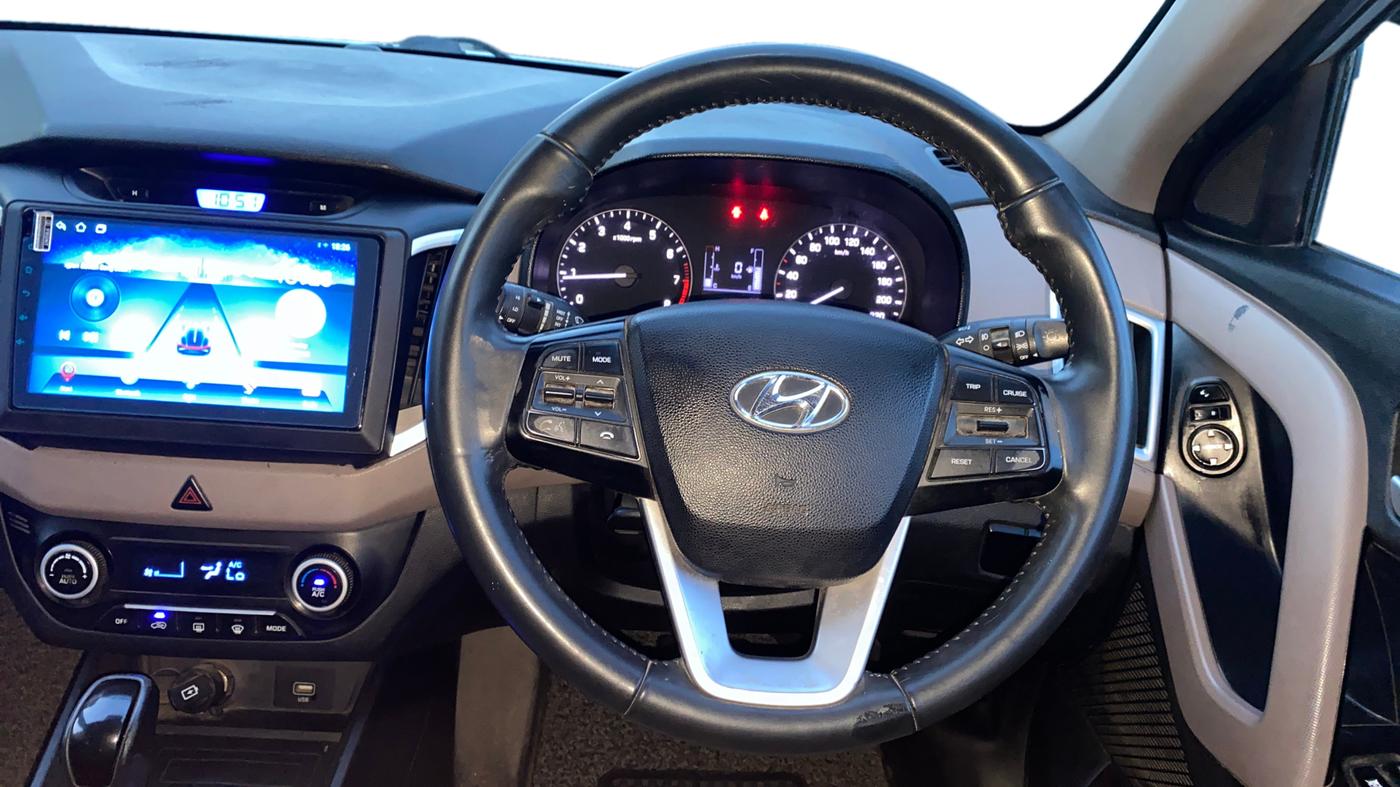 2019 Hyundai Creta SX AT 1.6 PETROL, Petrol, Automatic, 79,705 km, Steering Wheel Close Up