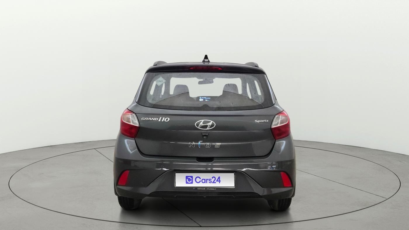 2021 Hyundai GRAND I10 NIOS SPORTZ 1.2 KAPPA VTVT CNG, CNG, Manual, 38,657 km, Back/Rear
