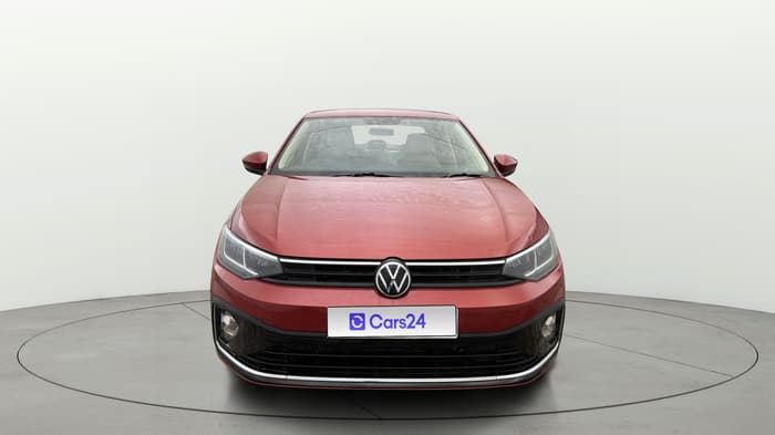 2022 Volkswagen VIRTUS HIGHLINE TSI 1.0 AT, Petrol, Automatic, 1,40,008 km, Front